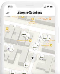 Zoom scooters app. How to locate available scooters.
